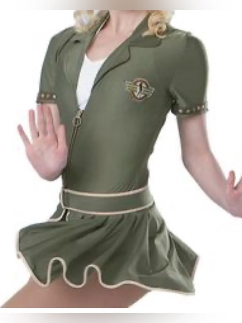 GI. Jive Revolution Dance Costume. Army Brat Girls Costume. Size M/L.